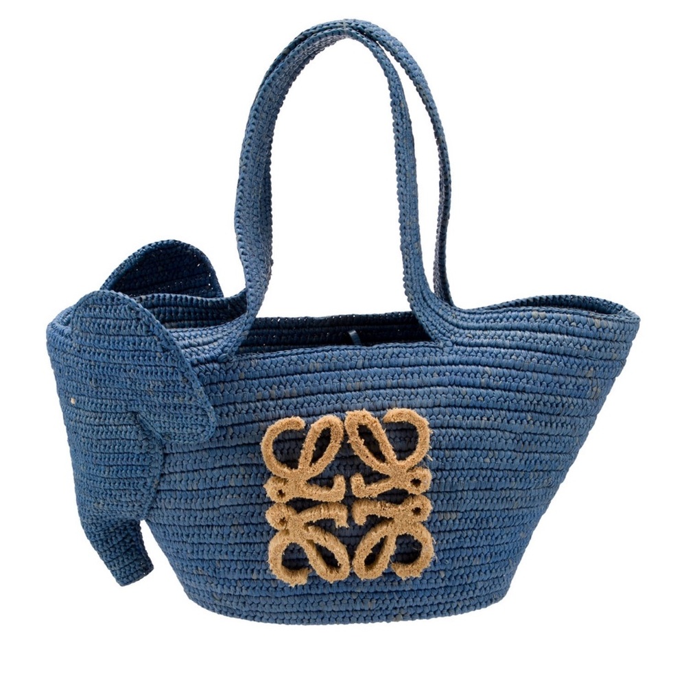Loewe x Paula’s Ibiza Elephant Raffia Bag